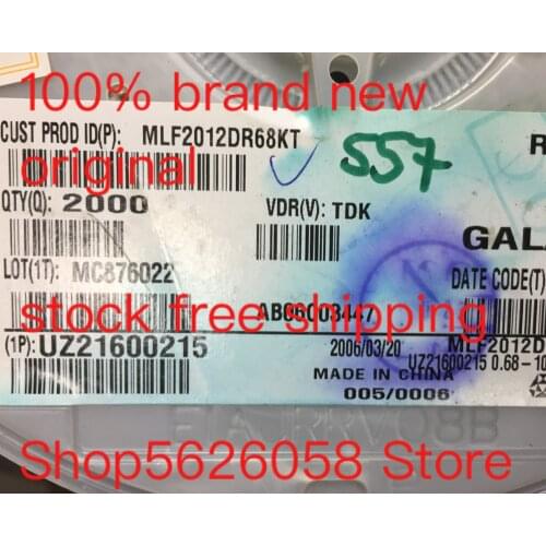 MLF2012DR68KT SMD 100% new original freeshipping STOCK 50PCS-3000PCS/LOT