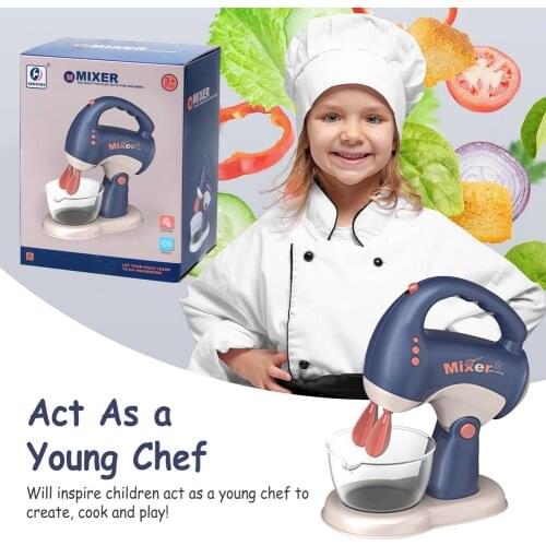 Baby Kitchen Toys Set Children Pretend Play Toy Educational Electric Blender Mixer Toys Play Set Safe ABS Kitchen Model Toy Gift