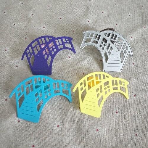 New metal cutting mold for arch bridge, used for DIY scrapbook, photo album and photo frame decoration, cardboard crafts