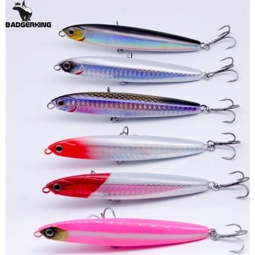 10g 14g 19g 24g fishing lure sinking minnow pencil metal wobblers hard bait jigging hardbait wobbler artificial bait forfishing