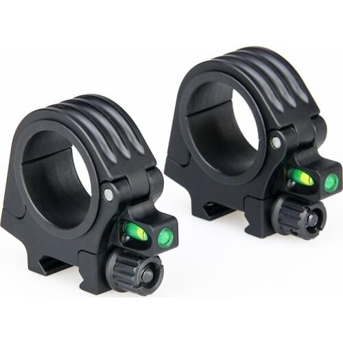 Canis Latrans 30-35mm Scope Mount with Bubble Level 7075 Aluminum for Outdoor Sport Hunting HK24-0138