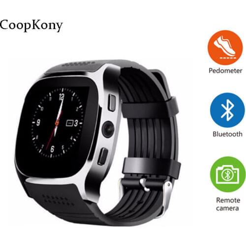 Coopkony Bluetooth Smart Watch SIM / TF card camera SmartWatch Camera Sports Wristwatch Music Player For Android & IOS Devices