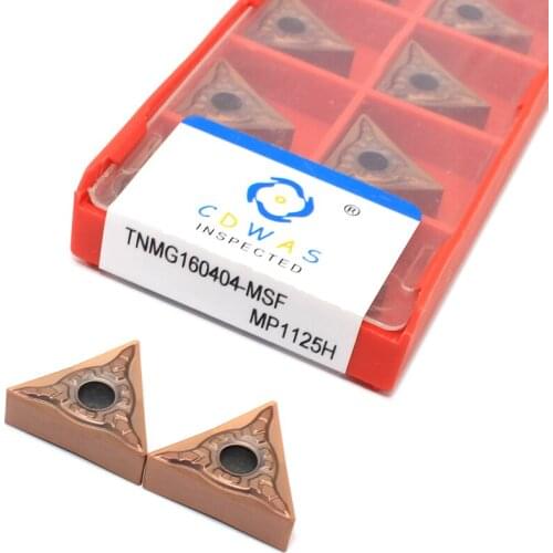 TNMG160404 MSF MP1125H High Quality External Turning Tool TNMG 160404 Carbide Insert CNC Lathe Cutter Tools For Stainless Steel