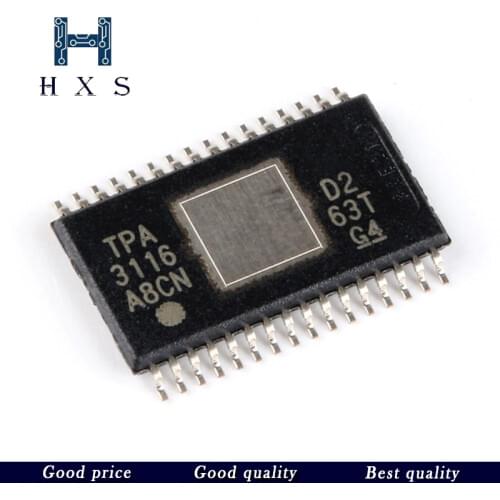 2PCS TPA3116D2DADR HTSSOP32 TPA3116D2 HTSSOP-32 TPA3116 TSSOP IC chip new original