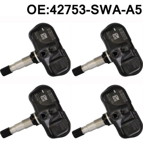 4 pcs New Tire Pressure Sensor Wheel TPMS 315MHz For Honda Accord CRV FiT 2007-2012