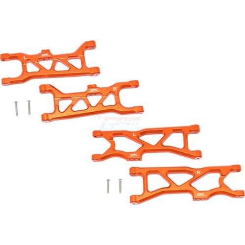 Aluminum front+rear lower suspension arm set forARRMA 1/10 KRATON 4X4 4S BLX ARA102690 rc car parts