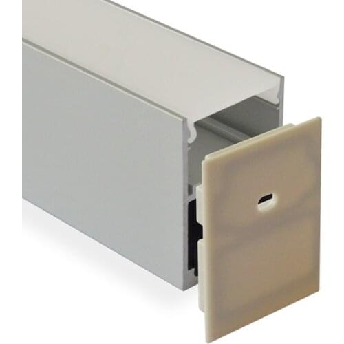 Aluminum profile for led ceiling lights modern, 100cm length per pieces, opal diffuser, free shipping