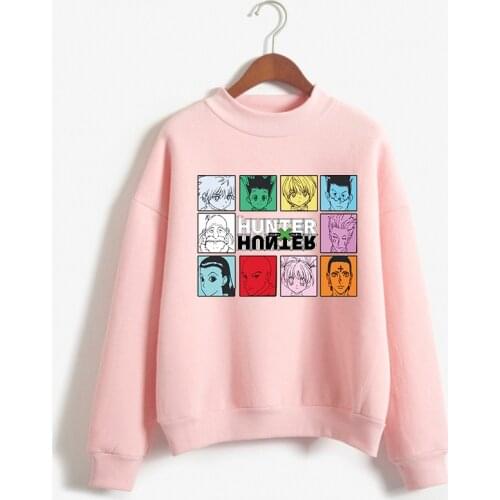 Anime Hunter X Hunter Killua Leorio Kurapika Gon Hisoka Sweatshirts Streetswear Hoodie Sweatshirts
