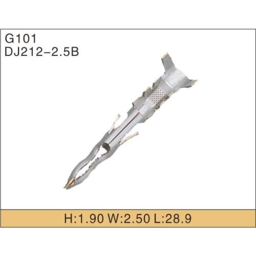 Free shipping 2.5mm male crimping terminal male terminals, replacement of 12124582