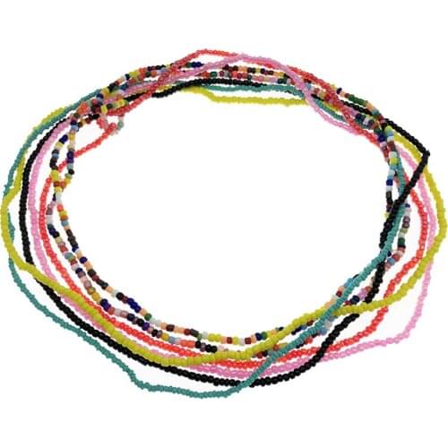 10pcs Women Girls Waist Beads Body Jewelry Belly Beads Bead Jewelry Belly Chains Waist Chain Body African Waists Bead