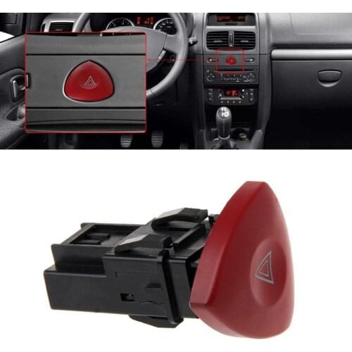 Car Hazard Warning Emergency Light Flasher Button Automotive Tool for Renault Auto parts