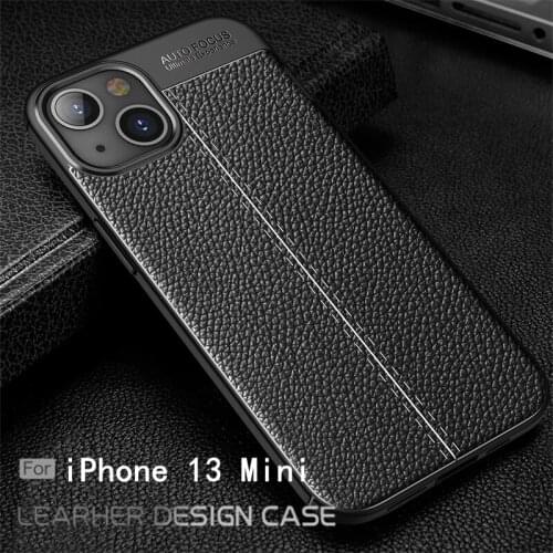 For Cover iPhone 13 Mini Case For iPhone 13 Mini Capas Shockproof Bumper TPU Leather For Fundas iPhone 12 13 Pro Max Mini Cover
