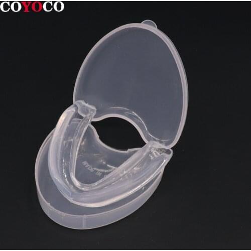 COYOCO Sports Tooth Silicone Mouth Guard Boxing Protector Anti-wear Free Shaping Taekwondo Mouthguard Karate Rugby Braces