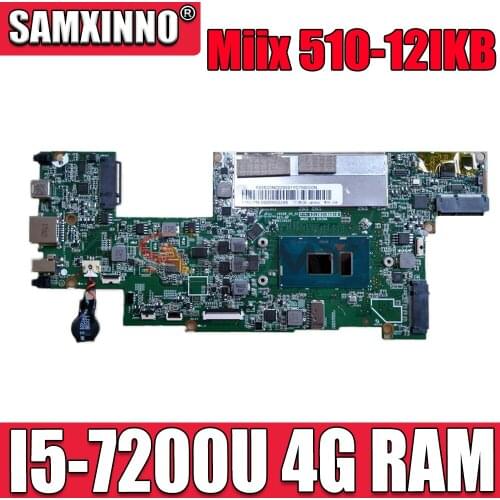 For Lenovo MIIX510 Miix 510-12IKB Tablet 1602B-05-01 With I5-7200U RAM:4G Original integrated motherboard 100% fully tested
