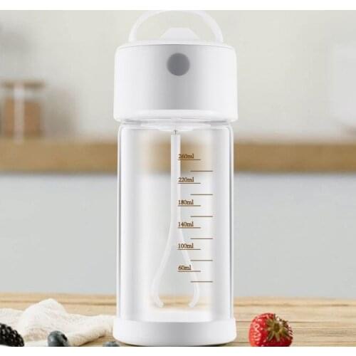 Electric Gym Shaker Bottle Protein Powder Container Mixer Shaker Bottle Glass Shaker Butelka Na Wode Kitchen Supplies DI50YYB