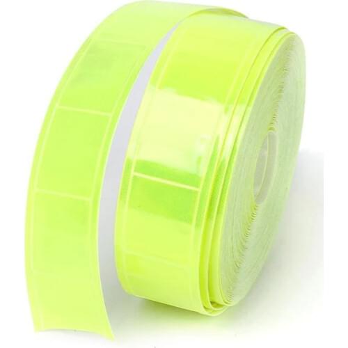 33ft Fluorescent yellow Sew on Gloss Reflective Tape with High Visibility diy for bracelet arm band a belt or a collar(Yellow)