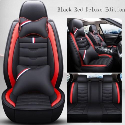 WLMWL Leather Car Seat Cover for Volkswagen All Models polo golf 7 tiguan touran jetta CC beetle vw car accessories Car-Styling