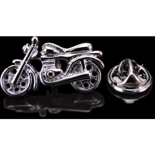 Gun black motorcycle Brooch men and women Lapel Pin fashion backpack badge gift jewelry