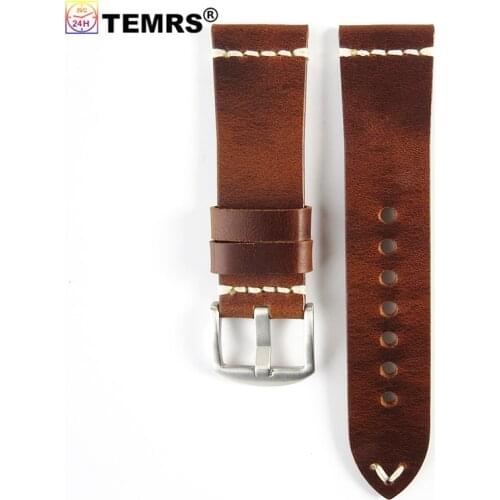 Luxury Watchbands Leather Strap 20/22/24 mm Watch Band Belt 20mm 22mm 24mm Vintage Classic Correa De Reloj Wristwatch Bracelet