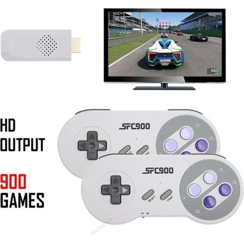 Retro Game Console Mini Video Console With Wireless Game Controller Build in 900+ HD Wireless game controller Double Players