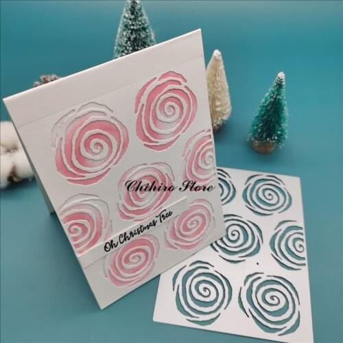Rose background board Metal Cutting Dies Scrapbooking Mold Stencil Die Cuts Card Making DIY Craft Embossing New Dies For 2020