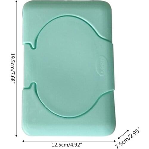 Wipes Dispenser Tissue Storage Box Case Wet Wipes Dispenser Holder with Lid for Countertops Desk Office Dorm