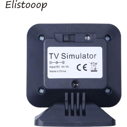 LED TV Simulator Fake TV Rotatable USB Powered Anti-burglar Home Security Device with Timer Function Built-in 4 Mode