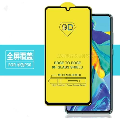 9D Protective Tempered Glass Full Screen Protector Glass For Huawei P30 P30lite/P Smart Z/Enjoy 10 plus