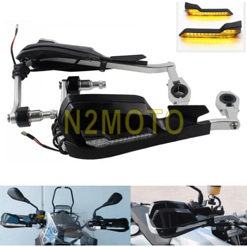 1 Pair Motorcycle Racing Bike Handguards Universal 7/8" Brush Hand Guard Protection Shield Cover For Honda BMW R1200GS F800 ADV