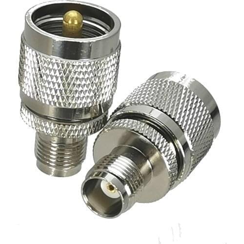1Pcs TNC Female jack to UHF PL259 Male plug RF Adapter Connector Coaxial High Quanlity 50ohm
