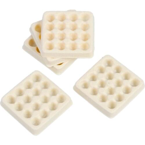 5 Pcs/lot 40x40 mm Dollhouse Toy Model Miniature Food Playing Mini Empty Egg Tray Dollhouse Toy
