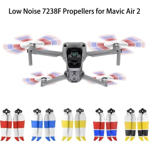 7238 Low Noise Props Colored 7238F Propellers for Mavic Air 2 Accessories