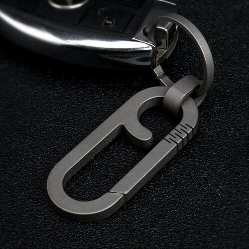 A299 Titanium alloy car key chain, key ring, quick hanging carabiner, backpack pendant, EDC gadget