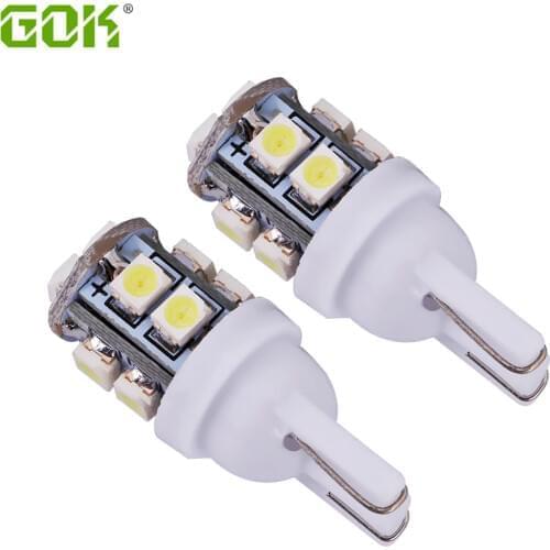 100pcs/lot Car Led Light T10 10smd W5W led light 168 194 1210 3528 SMD t10 10LED clearance Bulb Lamp White Color car styling