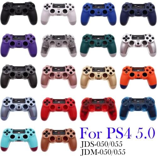 For PS4 Pro JDM-050 JDM-055 JDS 055 JDS 050 Controller Front Back Housing Shell Case With R1 L1 Key Holder Support Inner Frame