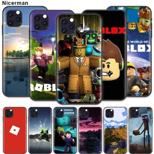 Game Robloxes Case for Apple iPhone 11 12 Pro Max 8 7 6 Plus XR X XS 6S 12Mini Soft Phone Coque 5S 5 SE 2020 Capa Funda
