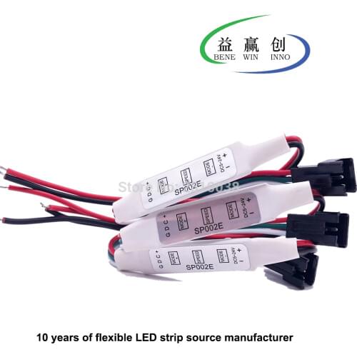 3 pcs/lot 3Key Mini online controller Full color micro controller DC5-24V digital pixel strip controller for WS2811/2812/LPD6803