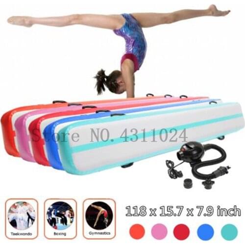 Hot 300*40*20cm Inflatable Air Track Tumbling Floor Gymnastics Practice Training Pad GYM Mat
