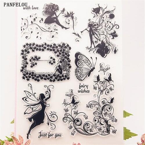 PANFELOU The fairy vines Transparent Clear Silicone Stamp/Seal for DIY scrapbooking/photo album Decorative clear stamp sheets