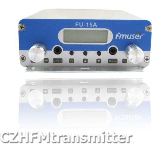 FMUSER FU-15A 15W V1.0 FM stereo PLL broadcast transmitter 87.5-108MHZ