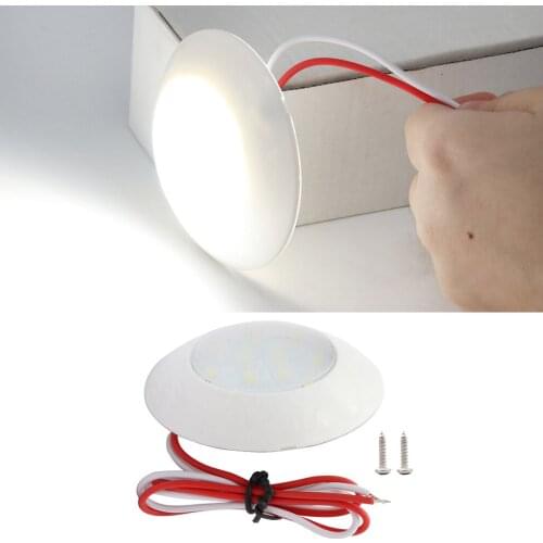 RV Interior Ceiling Lights Fixtures 2.4W RV Boat Cabinet LED Lighting for Boat Motorhome Yacht