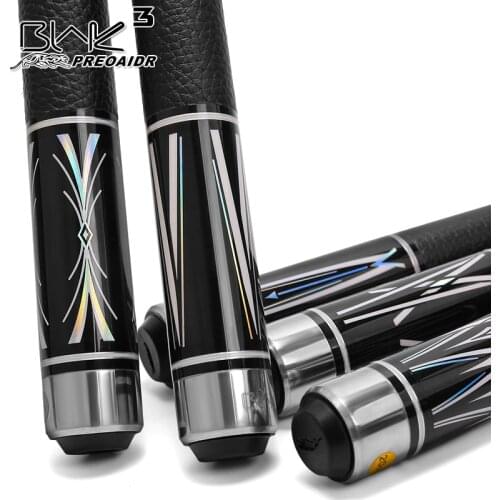 PREOAIDR 3142 BLAK Pool Billiard Cue Stick 13mm 11.5mm 10mm Tip with Extension Professional Pool Cue Billiard Cue made in China