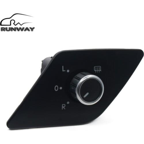 16D959565 / 5C7 959 565 C D H F For Volkswagen VW Jetta MK6 Side Mirror Adjust Switch Knob W/ Heat 6 PINS 16D 959 565