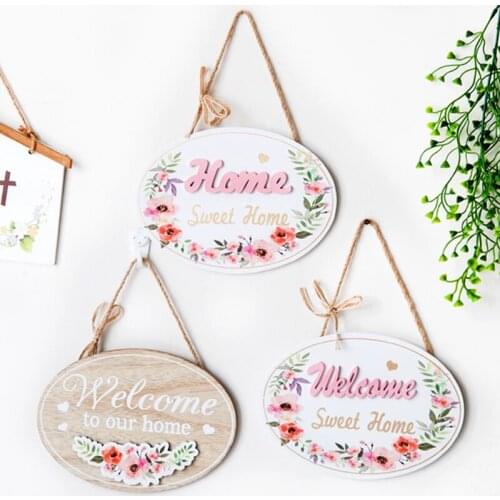 Rural style English letter decoration welcome sign sign sign home wall decoration