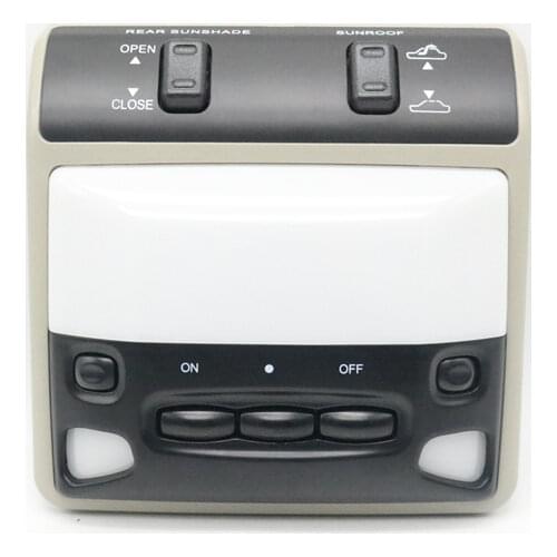 Soarhorse For Mitsubishi Delica L400 Car Dome Reading Light Lamp Overhead Lights with Sunroof Switch