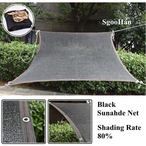 SgooHan Anti-UV 6-Pin Sunshade Net Outdoor Awning Garden Plant Greenhouse Cover Car Cover Shading Net Swimming Pool Shade Sail