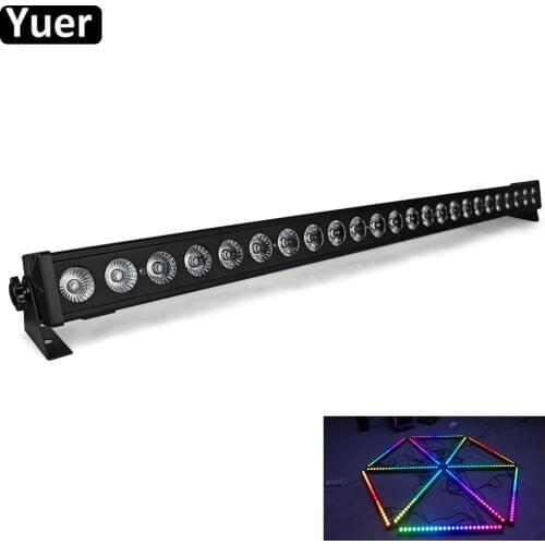 Running Horse Point Control Wall Wash Light 24x3W RGB 3IN1 DMX512 Sound Music DJ Disco Light Wedding Party Bar Wall Washer Light