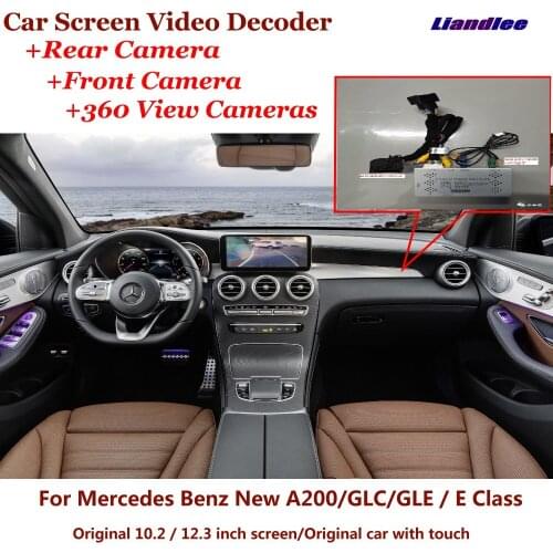 DVR Reverse Image Decoder Rearview Front 360 Camera For Mercedes Benz New A200/GLC/GLE / E Class Car Original 10.2/12.3 Inch