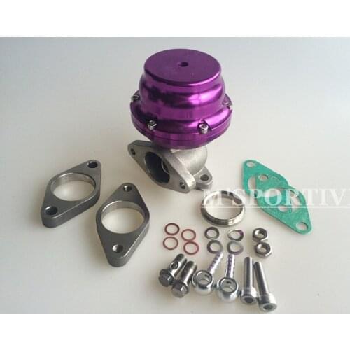 Wastegate 38mm Sport Genuine F38 38mm Wastegate 24 PSI - SILVER/ Purple