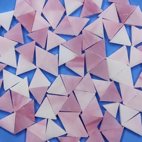 Xugar 50g Glass Mosaic Tiles DIY Crafts Materials Colorful Mosaic Stones Self-adhesive Home Party Decoration Hobby Lovers Gift